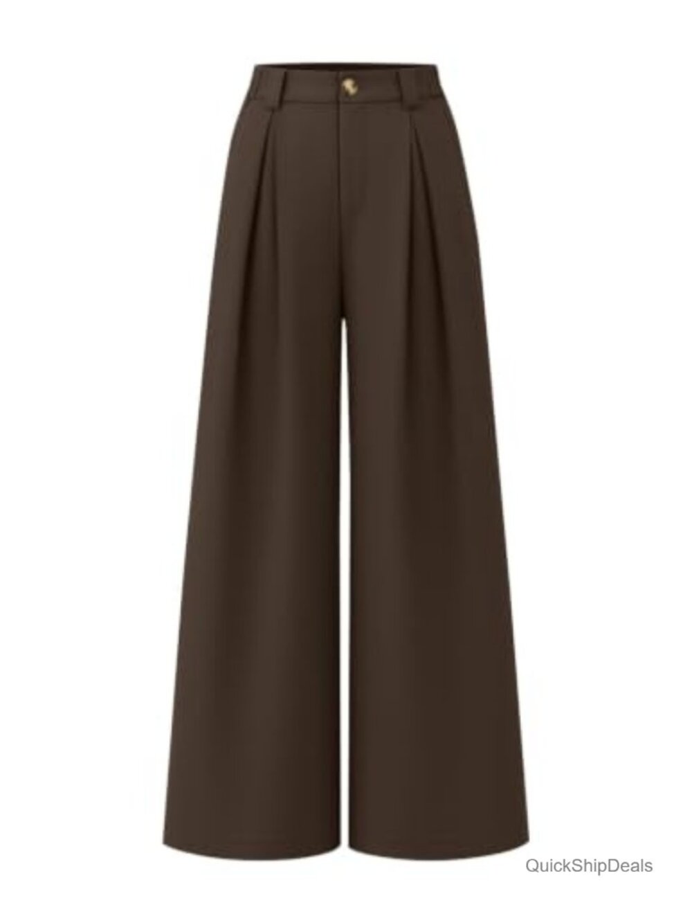 Wide Leg High Waisted Dressy Casual Pants Pleated Trousers with Pockets
